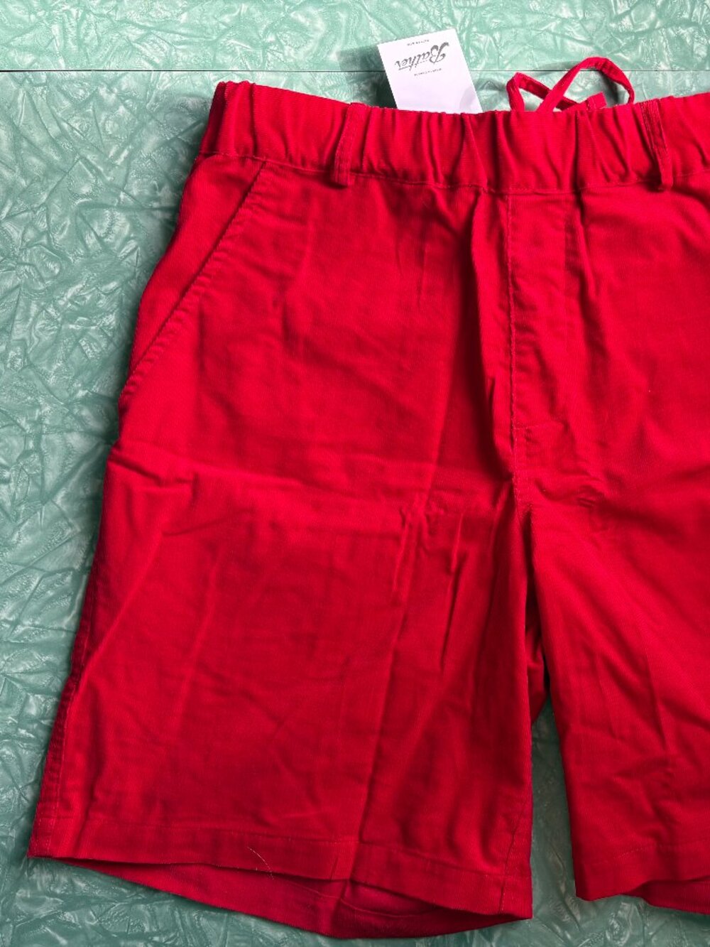 NWT - Men's Bather Corduroy Leisure Short - S - Chili